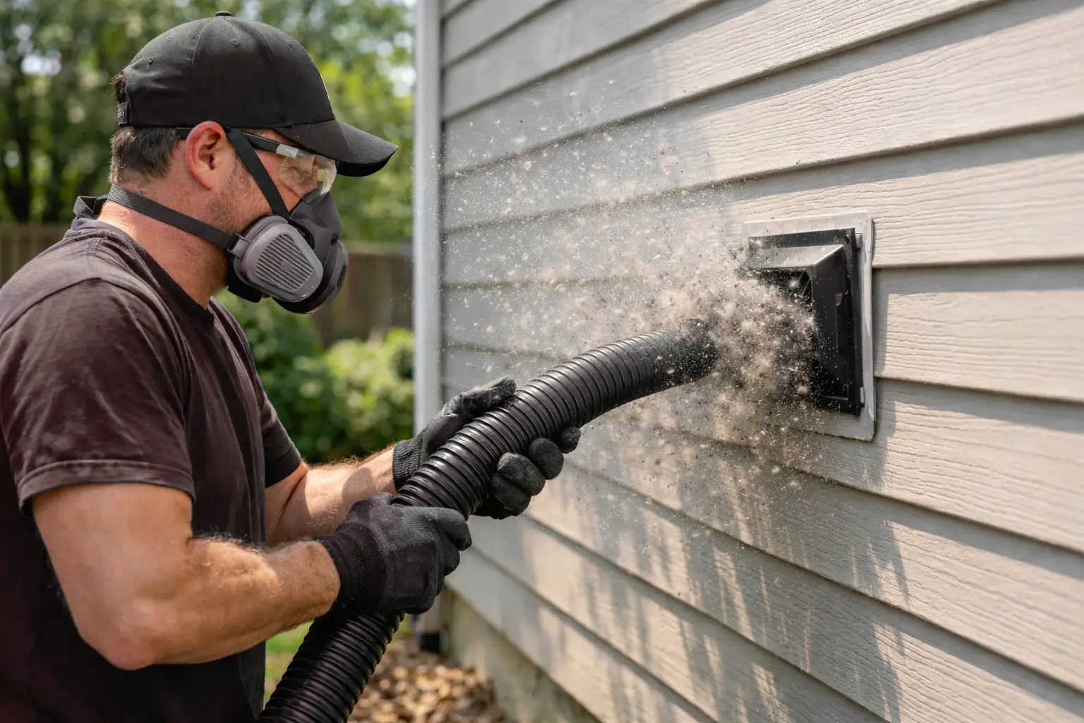 Dryer Vent Line Sanitizing